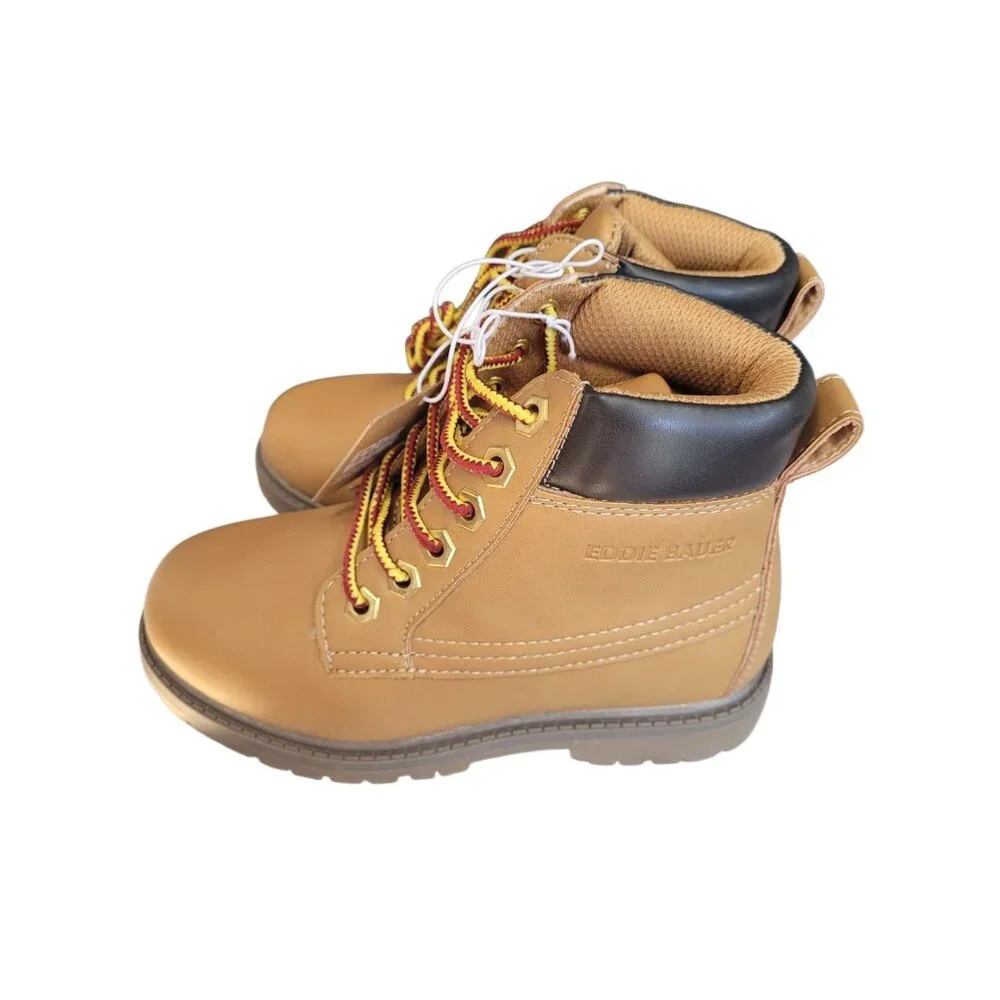 Eddie Bauer Youth Boys Size‎ 13 Work Boots Utility Karpie NWT Hiking School